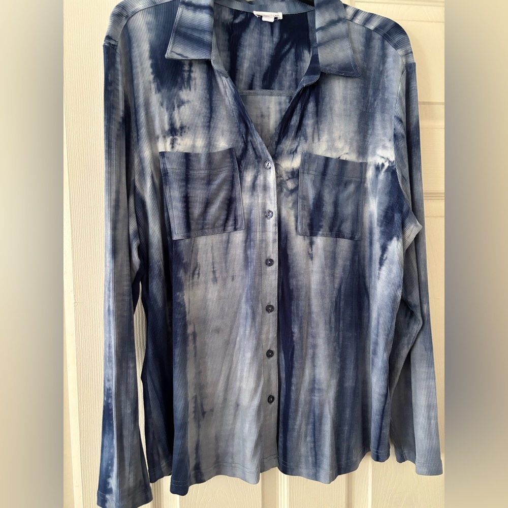 Ladies Tye Dye Long Sleeve Shirt